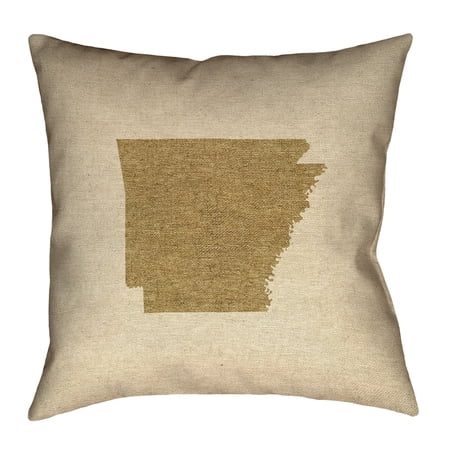 ArtVerse Katelyn Smith Arkansas Canvas (Pillow Cover Only) - Faux Suede