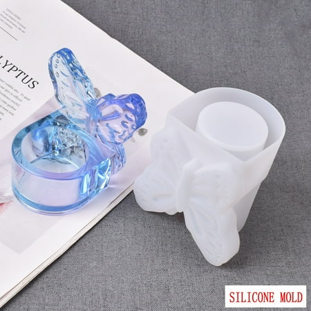 Yedhsi DIY Crystal Drop Mold Self Made Creative Butterfly Container Silicone Mold Home DIY