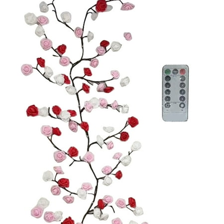 HBASD Led Rose Branch Light Remote Control Fairy Lamp For Home Room Decor Daily Lighting Supplies (48 LED)
HBASD Led Rose Branch Light Remote Control Fairy Lamp For Home Room Decor Daily Lighting Supplies (48 LED)