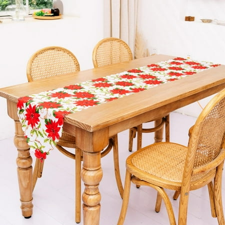 73*14 Inch Christmas Printed Pattern Table Runners Classic Xmas Printed Table Runner for Family Holiday Festival Table Decorations for Christmas Eve Home Decor
73*14 Inch Christmas Printed Pattern Table Runners Classic Xmas Printed Table Runner for Family Holiday Festival Table Decorations for Christmas Eve Home Decor