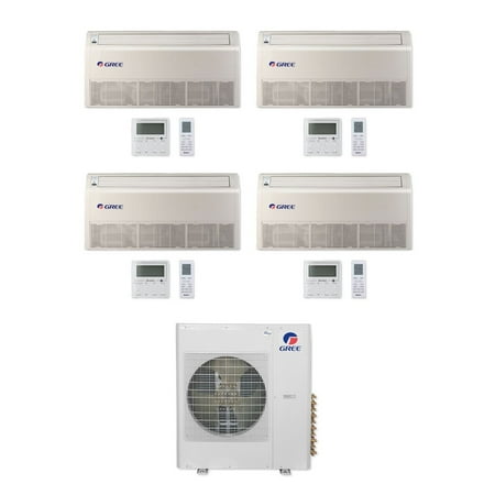 Gree 36 000 BTU Multi21+ Quad-Zone Floor/Ceiling Mini Split Air Conditioner Heat Pump 208/230V SEER 21 (9-12-12-12)
Gree 36 000 BTU Multi21+ Quad-Zone Floor/Ceiling Mini Split Air Conditioner Heat Pump 208/230V SEER 21 (9-12-12-12)