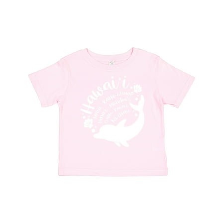Inktastic Hawaii Islands with Dolphin Gift Toddler Boy or Toddler Girl T-Shirt