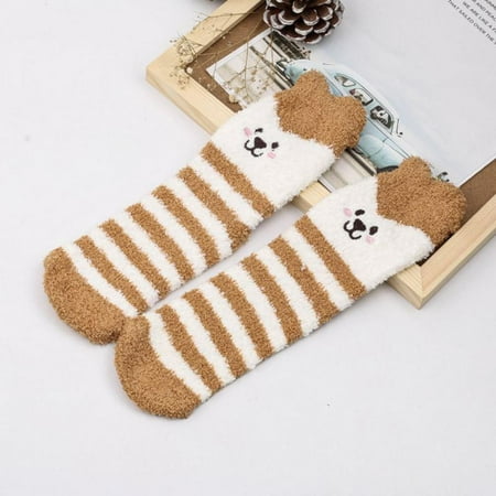 Fantadool Fleece Socks for Women Cute Cartoon Plush Slipper Sock Fluffy Home Sleeping Warm Soft Casual Socks
Fantadool Fleece Socks for Women Cute Cartoon Plush Slipper Sock Fluffy Home Sleeping Warm Soft Casual Socks
