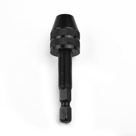 Drill Bit Keyless Drill Chuck Quick Change Driver 1/4 Black Conversion