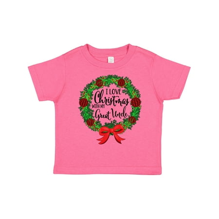 Inktastic I Love Christmas with My Great Uncle Wreath Gift Toddler Boy or Toddler Girl T-Shirt
Inktastic I Love Christmas with My Great Uncle Wreath Gift Toddler Boy or Toddler Girl T-Shirt