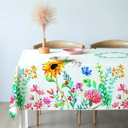 Neocular Waterproof Floral Tablecloth Summer Tablecloth Rectangle 60 x 102 inch Fabric Table Cloth for Dining Holiday Parties Picnic indooor Outdoor use
Neocular Waterproof Floral Tablecloth Summer Tablecloth Rectangle 60 x 102 inch Fabric Table Cloth for Dining Holiday Parties Picnic indooor Outdoor use
