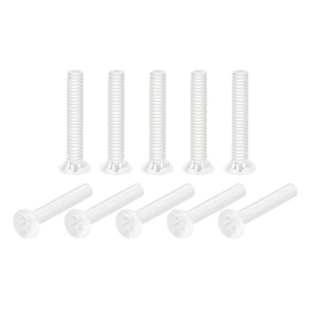 Uxcell M2x12mm Plastic Phillips Machine Screws PC Flat Head Machine Bolts 25 Pack
Uxcell M2x12mm Plastic Phillips Machine Screws PC Flat Head Machine Bolts 25 Pack