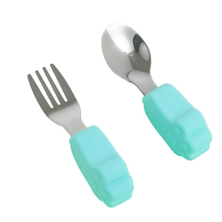 Grofry Baby 2Pcs/Set Tableware Set Cartoon Handle Anti-slip Safe Training Spoon Fork Kit for Infant
Grofry Baby 2Pcs/Set Tableware Set Cartoon Handle Anti-slip Safe Training Spoon Fork Kit for Infant