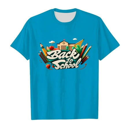 Girls T Shirts School Season Summer Short Sleeve Back To School Printed Daily Casual Style Girl T-Shirts
Girls T Shirts School Season Summer Short Sleeve Back To School Printed Daily Casual Style Girl T-Shirts