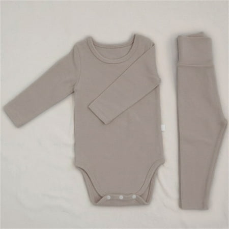 Hunpta Newborn Infant Baby Girls Boys Autumn Solid Cotton Long Sleeve Long Pants Romper Bodysuit Set Outfits Clothes
Hunpta Newborn Infant Baby Girls Boys Autumn Solid Cotton Long Sleeve Long Pants Romper Bodysuit Set Outfits Clothes