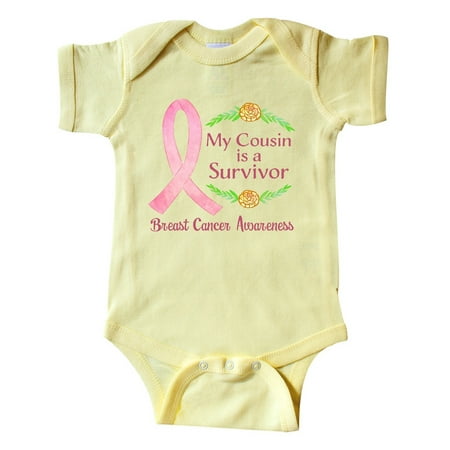 Inktastic My Cousin is a Survivor Breast Cancer Awareness Gift Baby Boy or Baby Girl Bodysuit
Inktastic My Cousin is a Survivor Breast Cancer Awareness Gift Baby Boy or Baby Girl Bodysuit