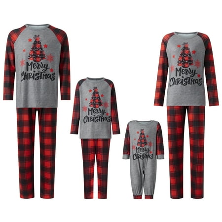 Christmas Pajamas for Family Matching Pjs Set Classic Plaid Xmas Tree Print Clothes for Teens Women Men Baby
Christmas Pajamas for Family Matching Pjs Set Classic Plaid Xmas Tree Print Clothes for Teens Women Men Baby