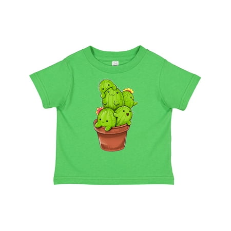 Inktastic Cute Budding Cactus Party Gift Toddler Boy or Toddler Girl T-Shirt