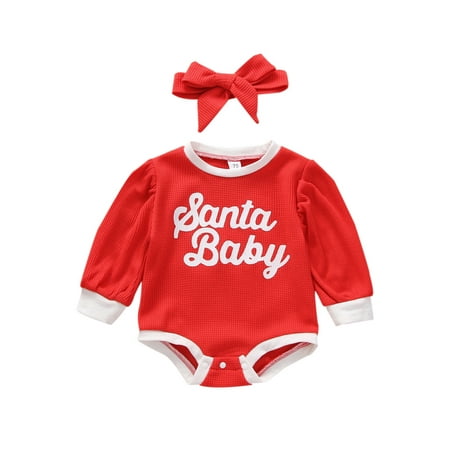 Sunisery Baby Girl s Jumpsuit Hairband Long Puff Sleeve Crew Neck Romper Red 12-18 Months
Sunisery Baby Girl s Jumpsuit Hairband Long Puff Sleeve Crew Neck Romper Red 12-18 Months