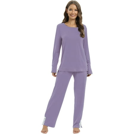 Pajama Set for Women Long Sleeve and Pants - Soft Loungewear Set for Women Long Sleeve Sleepwear with Long Pants Soft Loungewear Set S-XXL
Pajama Set for Women Long Sleeve and Pants - Soft Loungewear Set for Women Long Sleeve Sleepwear with Long Pants Soft Loungewear Set S-XXL