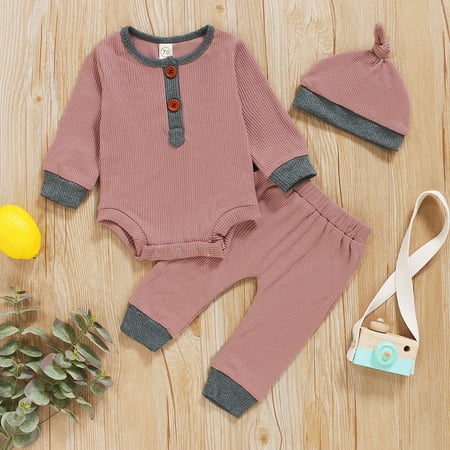 Kayannuo Clearance Toddler Baby Boys Girls Long Sleeve Solid Romper Bodysuit+Pants+Hat Outfits Christmas Gifts
Kayannuo Clearance Toddler Baby Boys Girls Long Sleeve Solid Romper Bodysuit+Pants+Hat Outfits Christmas Gifts