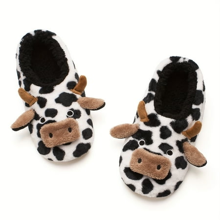 Stylish Women s Cow Print Slippers - Comfy Plush Lined Easy Slip-On Lightweight & Casual Indoor Footwear
Stylish Women s Cow Print Slippers - Comfy Plush Lined Easy Slip-On Lightweight & Casual Indoor Footwear