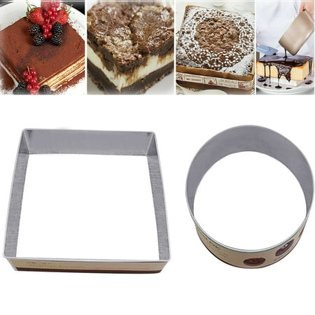 SPRING PARK Cake Mold Stainless Steel Mousse Cake Rings Cake Baking Cake Decor Mold Ring Cake Collar Chocolate and Cake Decorating Roll
SPRING PARK Cake Mold Stainless Steel Mousse Cake Rings Cake Baking Cake Decor Mold Ring Cake Collar Chocolate and Cake Decorating Roll
