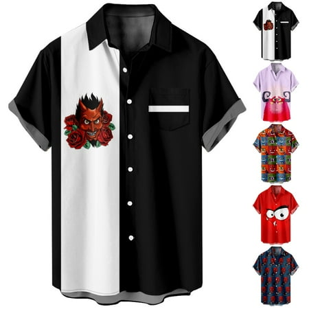 MLFU Men s Big and Tall Short Sleeves Summer Beach Casual Regular Fit Shirt with Pocket Short-Sleeve Bowling Shirts
MLFU Men s Big and Tall Short Sleeves Summer Beach Casual Regular Fit Shirt with Pocket Short-Sleeve Bowling Shirts