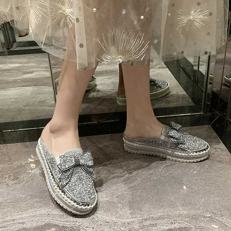 TUTUnaumb Women s Casual Flats Shoes Size 5 Women s Plus-size Flat Color-matching Rhinestones Slip-on Loafers Flat Thick Rhinestone Upper Tassel Exquisite Casual Women s Shoes Slippers-Silver
TUTUnaumb Women s Casual Flats Shoes Size 5 Women s Plus-size Flat Color-matching Rhinestones Slip-on Loafers Flat Thick Rhinestone Upper Tassel Exquisite Casual Women s Shoes Slippers-Silver