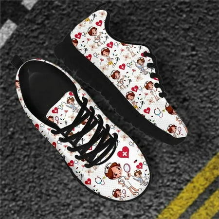 2024 Fashion Women s Nurse Sneakers Cute Nurse Medical Healthcare Pattern Lace-up Flats Casual Nursing Footwear Hot
2024 Fashion Women s Nurse Sneakers Cute Nurse Medical Healthcare Pattern Lace-up Flats Casual Nursing Footwear Hot