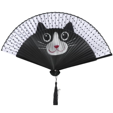 NICEXMAS Cat Folding Fan Cartoon Silk Surface Summer Fan Everyday Use Dots Printed Folding Fans for Home Office(Round Eyes Black)
NICEXMAS Cat Folding Fan Cartoon Silk Surface Summer Fan Everyday Use Dots Printed Folding Fans for Home Office(Round Eyes Black)