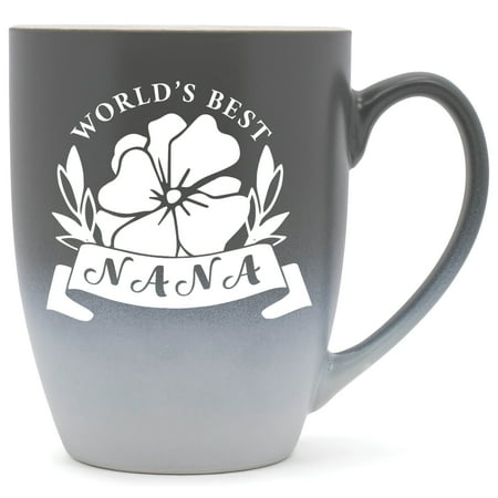 Elanze Designs World S Best Nana Two Toned Ombre Matte Grey and White 12 ounce Ceramic Stoneware Coffee Cup Mug
Elanze Designs World S Best Nana Two Toned Ombre Matte Grey and White 12 ounce Ceramic Stoneware Coffee Cup Mug