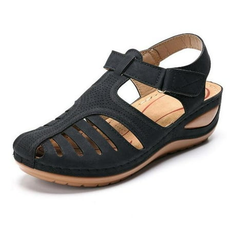 Girls Sandals Hollow Round Toe Shoes Soft Wedge Summer Female Shoes Comfortable Beach Ladies Hook Loop Shoes WJ012
Girls Sandals Hollow Round Toe Shoes Soft Wedge Summer Female Shoes Comfortable Beach Ladies Hook Loop Shoes WJ012