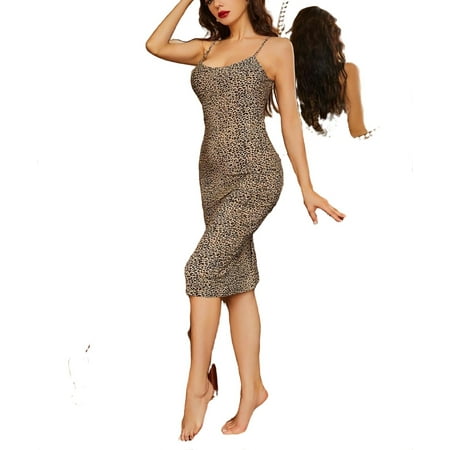 Casual Leopard Print Cami Strap Dress Sets Long Sleeve Multicolor Womens Pajama Sets (Women s)
Casual Leopard Print Cami Strap Dress Sets Long Sleeve Multicolor Womens Pajama Sets (Women s)