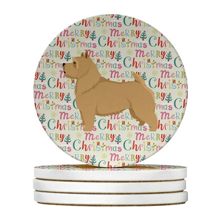 Norwich Terrier Merry Christmas Large Sandstone Coasters Pack of 4 4 in x 4 in
Norwich Terrier Merry Christmas Large Sandstone Coasters Pack of 4 4 in x 4 in