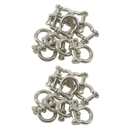 20 PCS O Shape Stainless Steel Anchor Shackle Outdoor Rope Paracord Bracelet Buckle
20 PCS O Shape Stainless Steel Anchor Shackle Outdoor Rope Paracord Bracelet Buckle