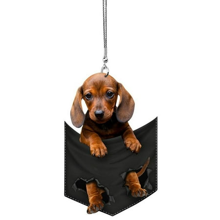 HUAQUE Handmade Anti-fade Acrylic Car Pendant with Lanyard Cute Pocket Puppy Rearview Mirror Pendant Automotive Accessories
HUAQUE Handmade Anti-fade Acrylic Car Pendant with Lanyard Cute Pocket Puppy Rearview Mirror Pendant Automotive Accessories