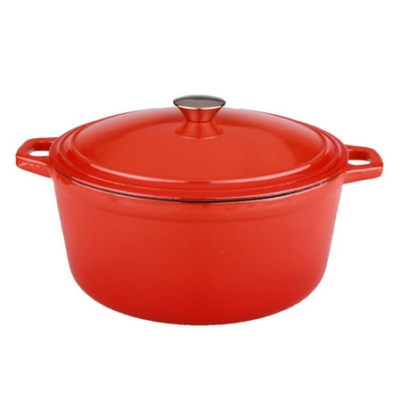 BergHOFF Neo 5qt Cast Iron Oval Cov Casserole Orange