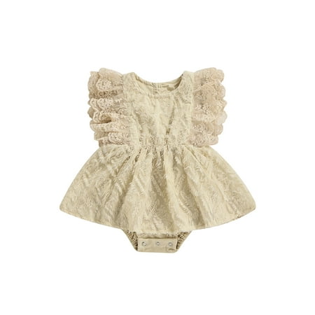 Gupgi Newborn Baby Girls Lace Romper Ruffles Sleeve Jumpsuit One Pieces Princess Summer Clothes
Gupgi Newborn Baby Girls Lace Romper Ruffles Sleeve Jumpsuit One Pieces Princess Summer Clothes