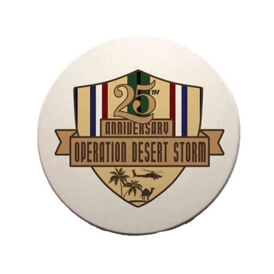 Desert Storm 25th Anniversary Sandstone Coaster