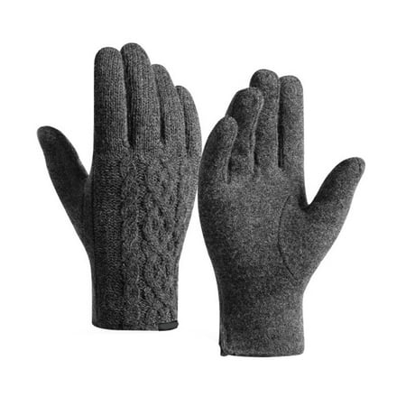 Winter Knit Gloves for Men Touchscreen Windproof Gloves Fleece Lined Thick Warm Gloves for Cycling Riding Work Hiking Skiing
Winter Knit Gloves for Men Touchscreen Windproof Gloves Fleece Lined Thick Warm Gloves for Cycling Riding Work Hiking Skiing
