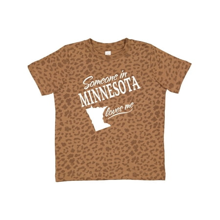 Inktastic Someone in Minnesota Loves Me Gift Toddler Boy or Toddler Girl T-Shirt