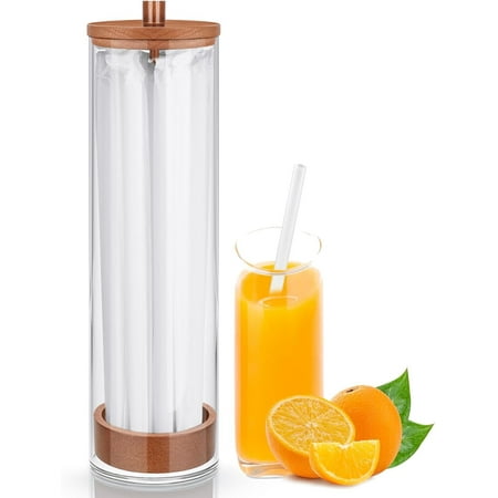 homicozy Straw Holder Dispenser for Long Drinking Straw Acrylic Straw Organizer for Counter with 20 Straws Wooden Straw Dispenser for Kitchen (Light brown 13 in)
homicozy Straw Holder Dispenser for Long Drinking Straw Acrylic Straw Organizer for Counter with 20 Straws Wooden Straw Dispenser for Kitchen (Light brown 13 in)