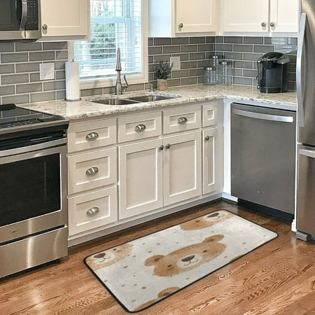 Long Floor Mat 39x20Inch Kitchen Mat Bathroom Mat Living Room Mat Bedroom Mat Absorbent Delicate Fabric No Ball Do Not Fade Light Brown Bear1
Long Floor Mat 39x20Inch Kitchen Mat Bathroom Mat Living Room Mat Bedroom Mat Absorbent Delicate Fabric No Ball Do Not Fade Light Brown Bear1