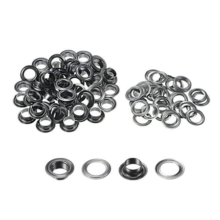 50 Set 10.5mm Hole Copper Grommets Eyelets Dim Grey for Fabric Leather Canvas Clothing
50 Set 10.5mm Hole Copper Grommets Eyelets Dim Grey for Fabric Leather Canvas Clothing