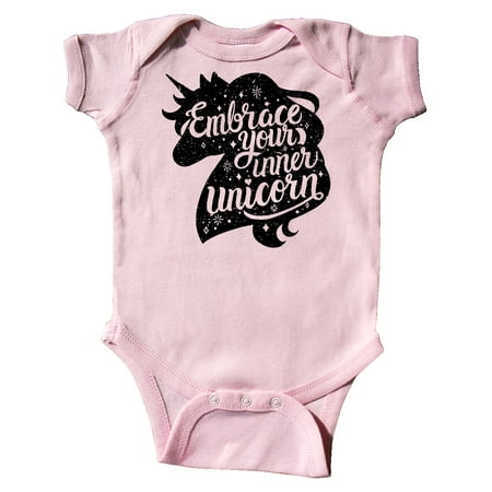 Inktastic Embrace Your Inner Unicorn with Silhouette in Black Grunge Gift Baby Boy or Baby Girl Bodysuit
Inktastic Embrace Your Inner Unicorn with Silhouette in Black Grunge Gift Baby Boy or Baby Girl Bodysuit