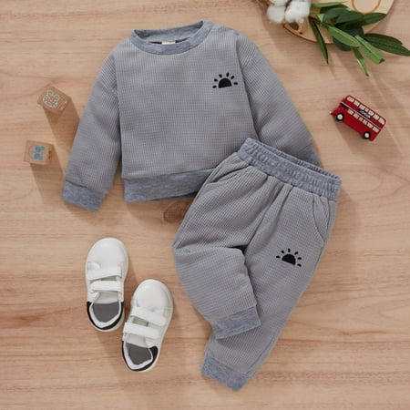 Augper Baby Girl Clothes Long Sleeve Fall Winter Clearance Autumn Winter Baby Boys Girls Embroidered Pattern Long Sleeved Top And Trousers Set Gray
Augper Baby Girl Clothes Long Sleeve Fall Winter Clearance Autumn Winter Baby Boys Girls Embroidered Pattern Long Sleeved Top And Trousers Set Gray
