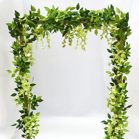 4PC Simulation Wisteria Flower Vine Home Decoration Plant Decoration