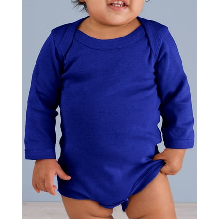 Infant Clementine Long-Sleeve Baby Rib Bodysuit