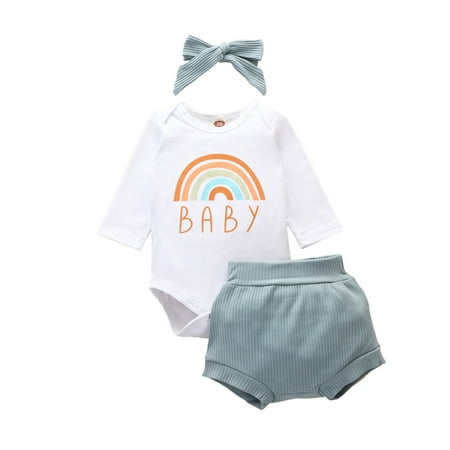 JYNZ Baby Girl Clothes 0-2 Years Newborn Infant Baby Girl Letter Bodysuit Tops Solid Short Outfits + Headbands Gray 90
JYNZ Baby Girl Clothes 0-2 Years Newborn Infant Baby Girl Letter Bodysuit Tops Solid Short Outfits + Headbands Gray 90