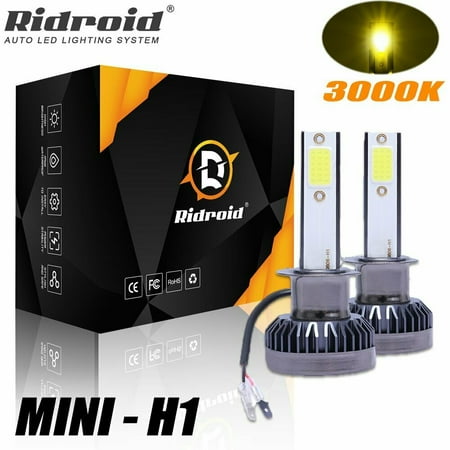 Klzo H1 LED Headlight Bulbs Conversion Kit High Low Beam Fog Light 100W 3000K Yellow
Klzo H1 LED Headlight Bulbs Conversion Kit High Low Beam Fog Light 100W 3000K Yellow