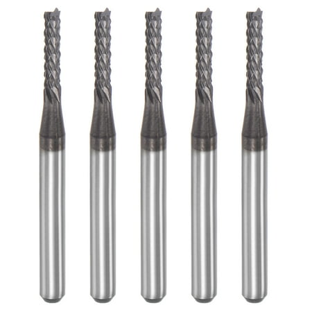 Uxcell 1/8 Shank 2mm x 9.5mm Diamond Film Coated Carbide Left Hand End Mill Bits 5 Pack
Uxcell 1/8 Shank 2mm x 9.5mm Diamond Film Coated Carbide Left Hand End Mill Bits 5 Pack