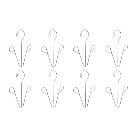 Rosarivae 8pcs Household Stainless Steel Shoes Drying Rack Hanger Hook Hanging Shelf Organizer (Silver)
Rosarivae 8pcs Household Stainless Steel Shoes Drying Rack Hanger Hook Hanging Shelf Organizer (Silver)