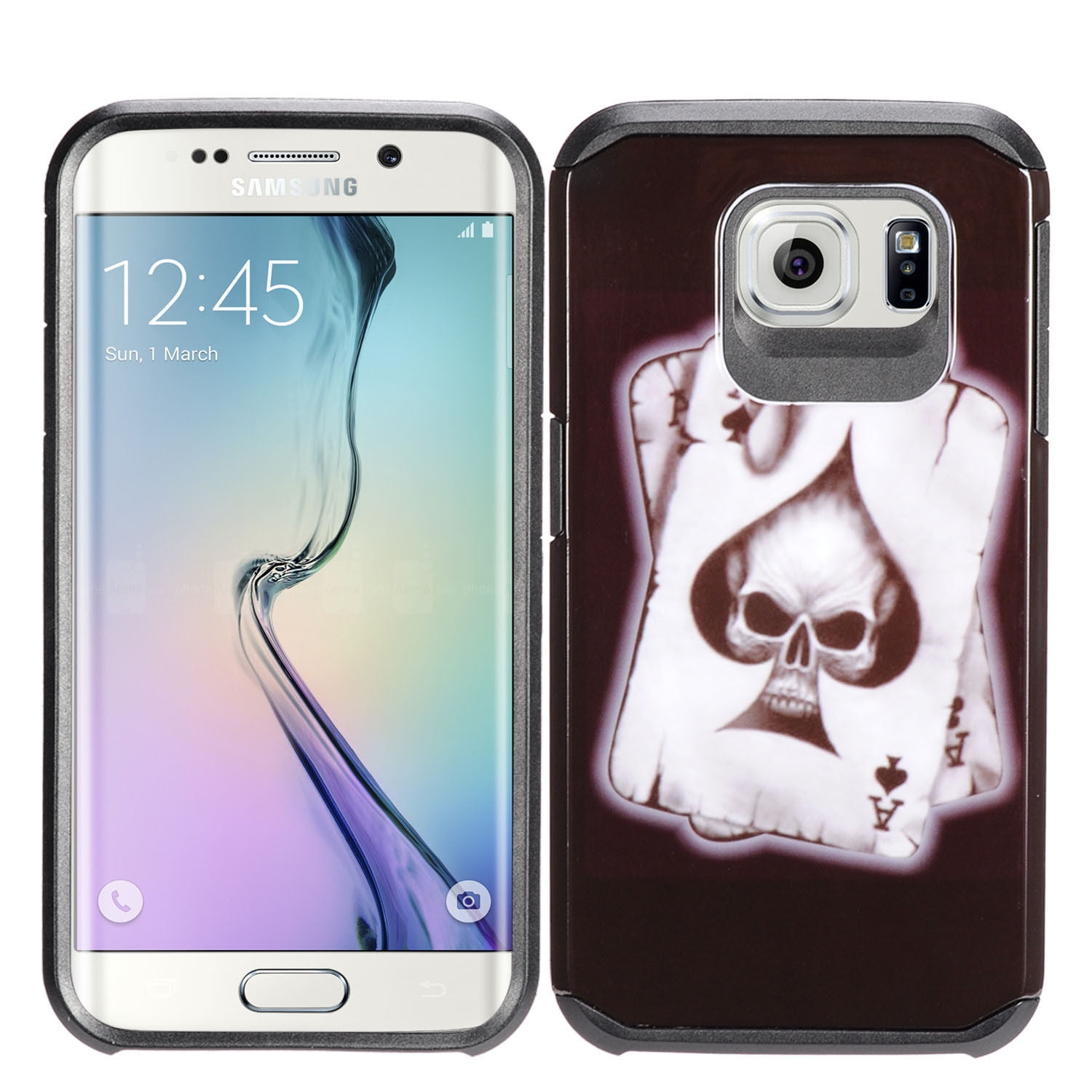 Mystcase For Samsung Galaxy S7 EDGE HARD Hybrid Rubber Silicone Case