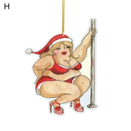 VERMON Christmas Pendant Ornamental Delightful Excellent Funny Posture Xmas Tree Car Mirror Decoration
VERMON Christmas Pendant Ornamental Delightful Excellent Funny Posture Xmas Tree Car Mirror Decoration